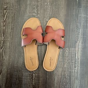 Brown sandals